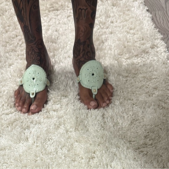 Jack Rogers Green Sandals Size 10 - Picture 4 of 11